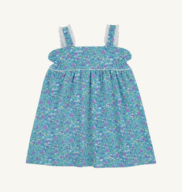 THE BEAUFORT BONNET COMPANY MILLIE DAY DRESS-PIMA Fitzroy Floral/Worth Ave White