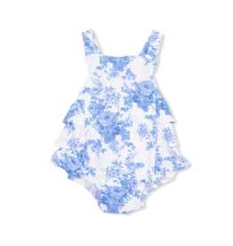 ANGEL DEAR Ruffle Sunsuit - Dream Cottage Floral