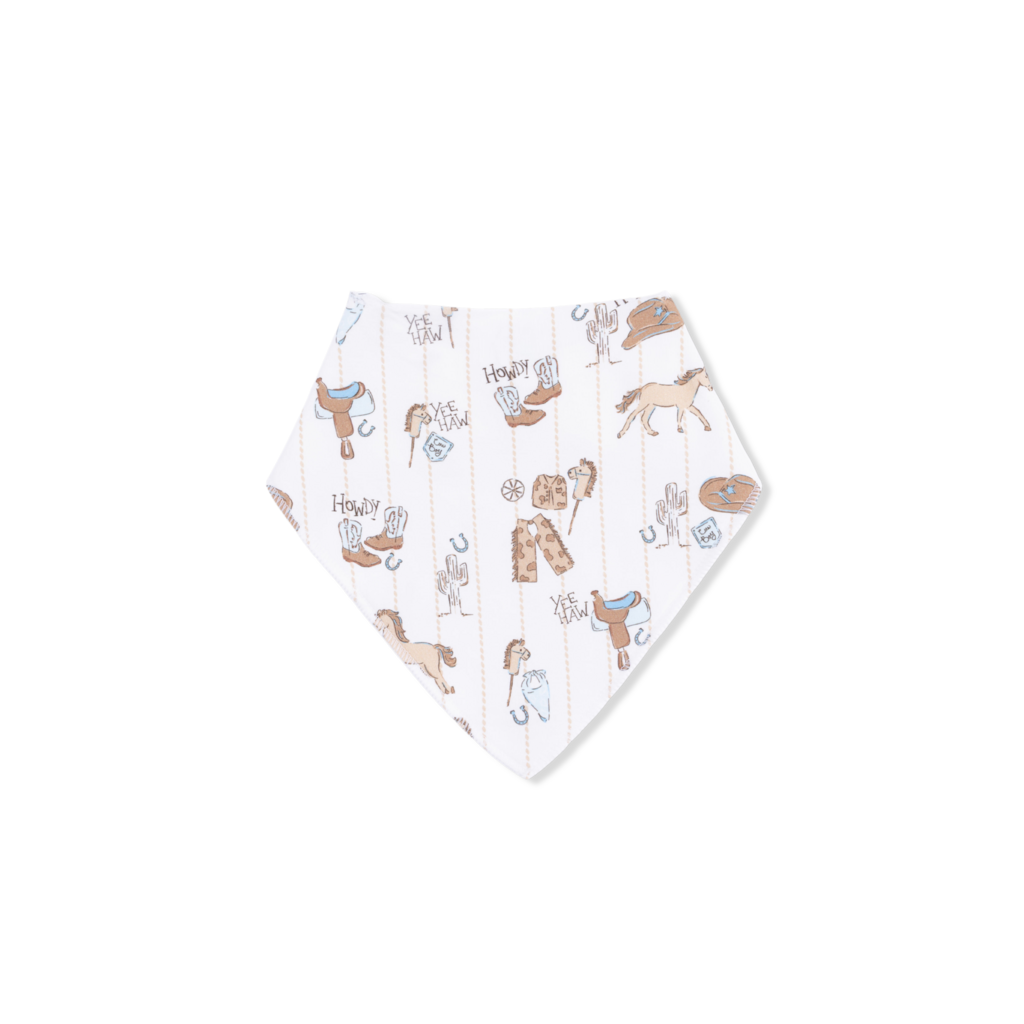 ANGEL DEAR Bandana Bib - Cowboy Nursery