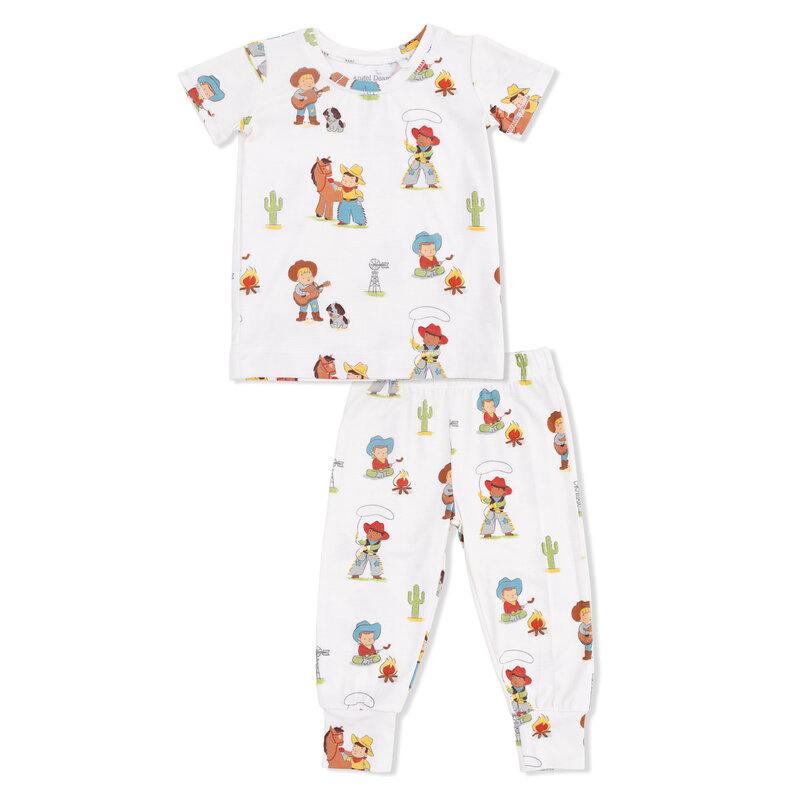 ANGEL DEAR SS Loungewear Set - Vintage Cowboys