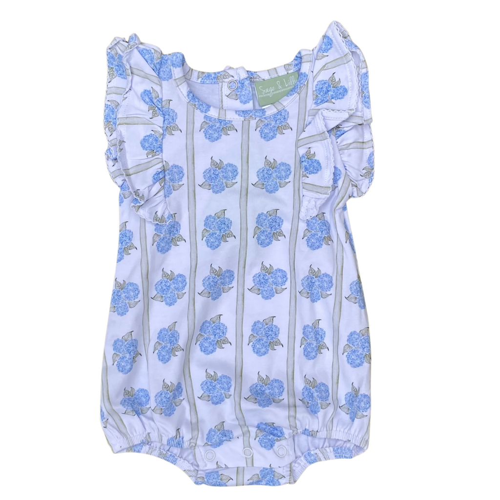 HYDRANGEA-FLUTTER SLEEVE BUBBLE