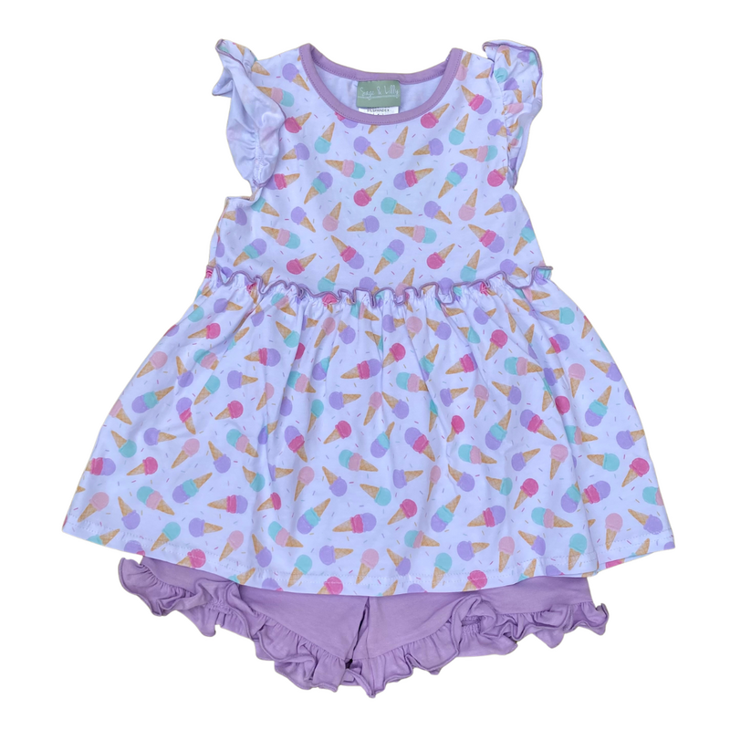 ICE CREAM-TOWNES TWIRL SHORT SET