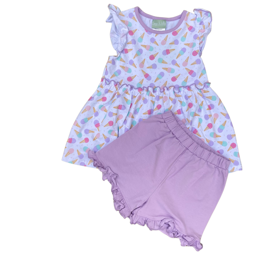 ICE CREAM-TOWNES TWIRL SHORT SET