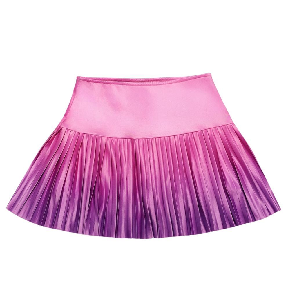 MIA NEW YORK GIRL'S PLEATED SKIRT PURPLE