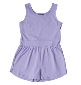 EMMA JEAN KIDS LAYLA ATHLETIC ROMPER-PURPLE