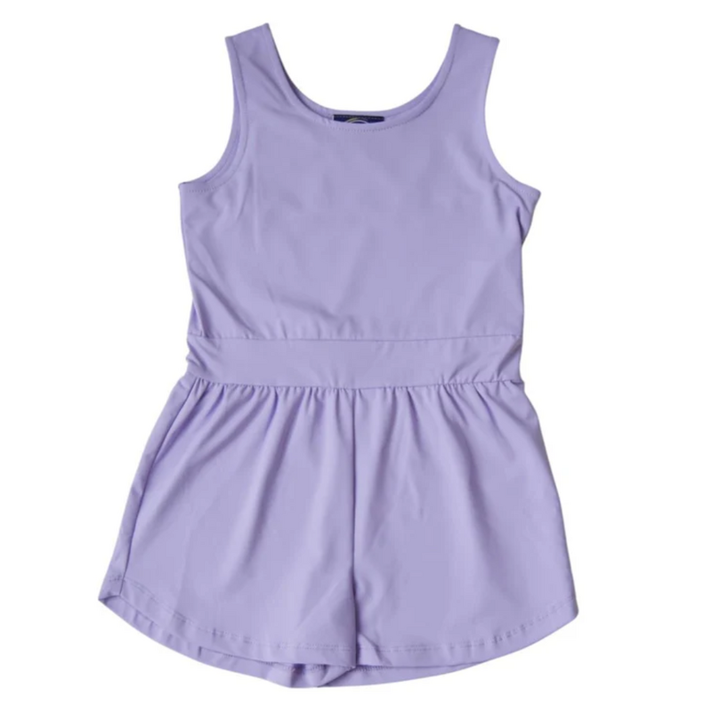 EMMA JEAN KIDS LAYLA ATHLETIC ROMPER-PURPLE