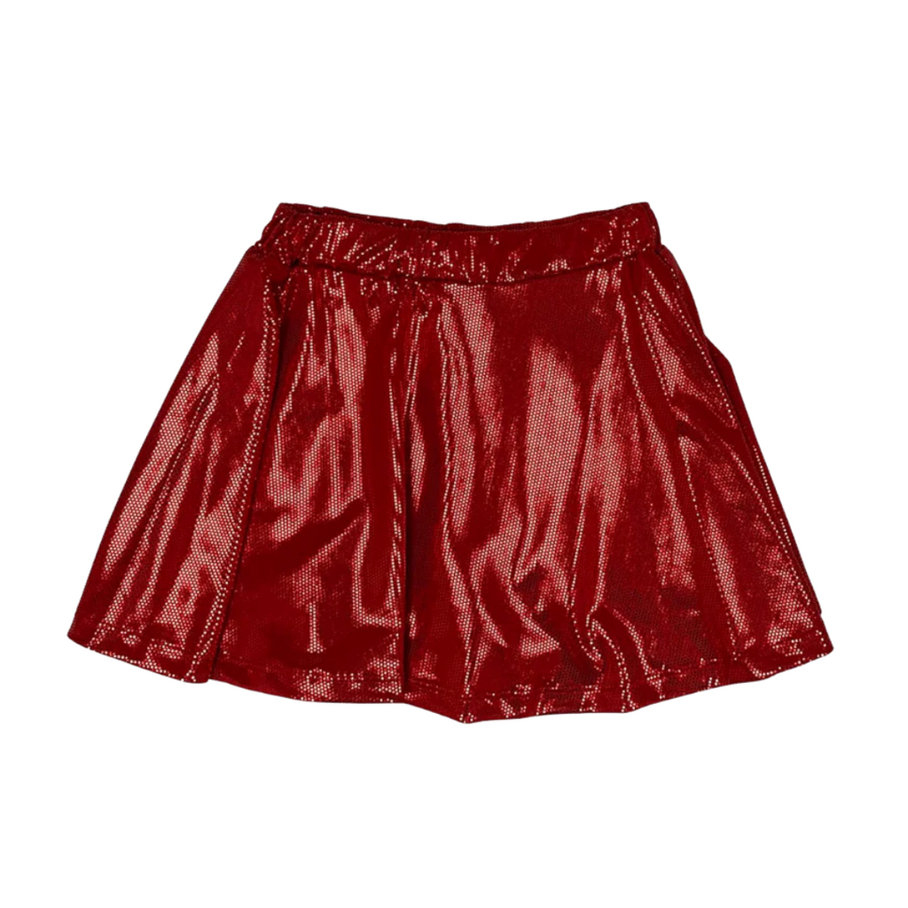 EMMA JEAN KIDS BLAKELY SKORT-RED SPARKLE