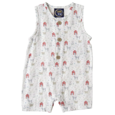 EMMA JEAN KIDS BOY'S PUPPY PLAY ROMPER