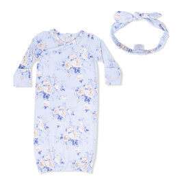 ANGEL DEAR Kimono Gown & Knot Headband - Ashley Rose Floral