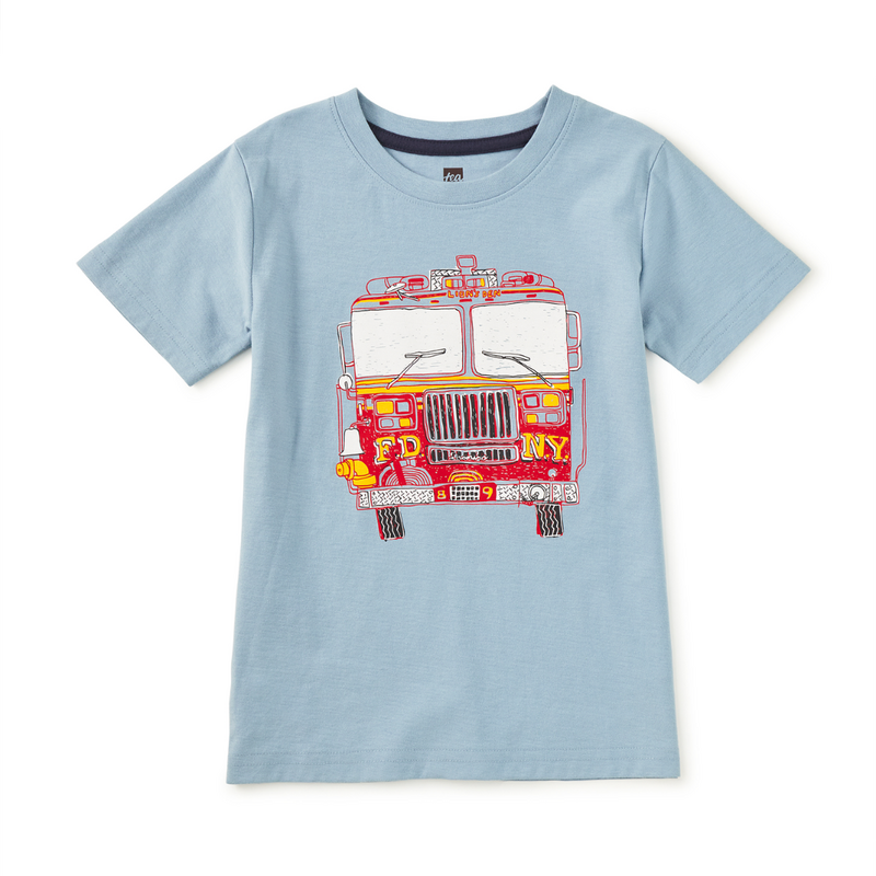 FIRE TRUCK GRAPHIC TEE