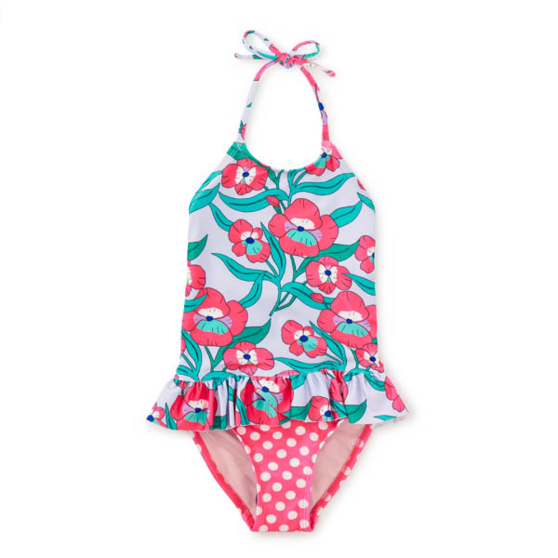 PEPLUM ONE-PIECE SWIMSUIT