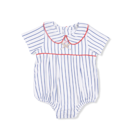 ANGEL DEAR Classic Box Pleat Bubble - Baseball Stripe