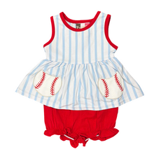 BANANA SPLIT Hey Batter Batter Bloomer Set