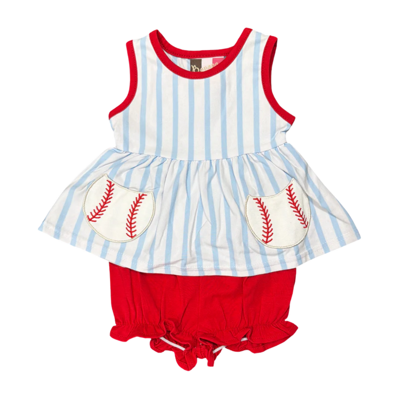 BANANA SPLIT Hey Batter Batter Bloomer Set