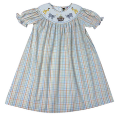 BANANA SPLIT Noah's Ark Smocked Bishop