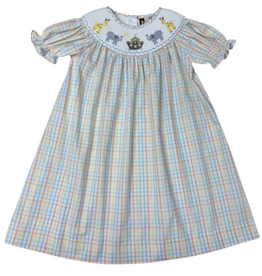 BANANA SPLIT Noah's Ark Smocked Bishop