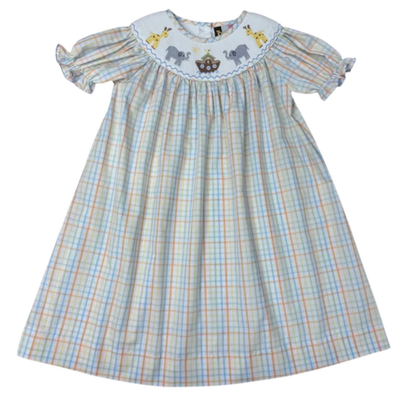 BANANA SPLIT Noah's Ark Smocked Bishop