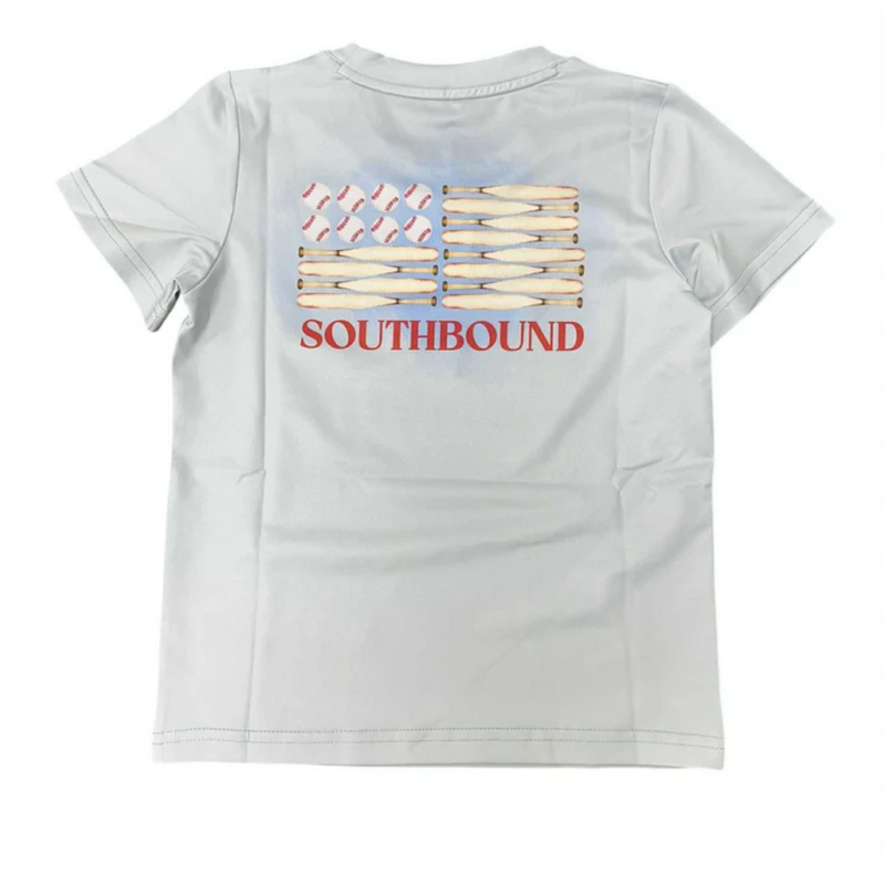 SOUTHBOUND BASEBALL FLAG PERFORMANCE TEE