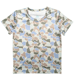 SOUTHBOUND CAMO PERFORMANCE TEE GREEN/BLUE/KHAKI