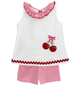 BAILEY BOYS CHERRY JUBILEE-GIRL'S KNIT SHORT SET