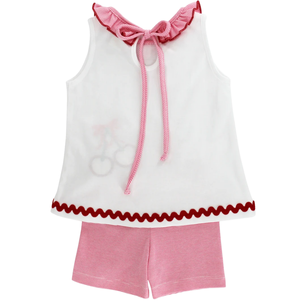 BAILEY BOYS CHERRY JUBILEE-GIRL'S KNIT SHORT SET