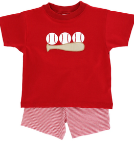 BAILEY BOYS BATTER UP-BOYS SHORT SET