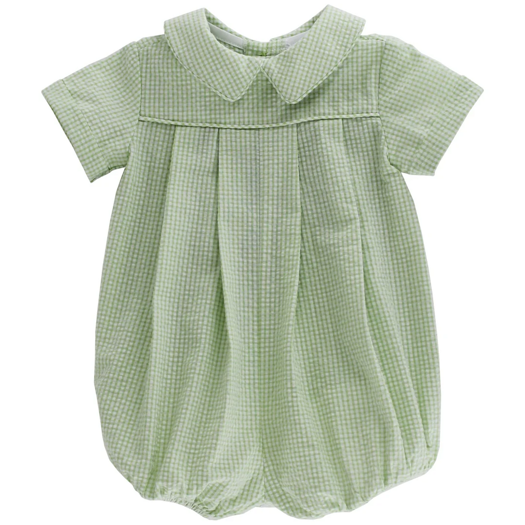 BAILEY BOYS GRASS SEERSUCKER-DRESSY BUBBLE SHORT