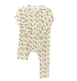 THE UPTOWN BABY DUCKS SLEEP ROMPER