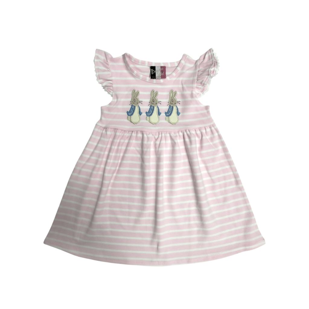 BANANA SPLIT Peter Rabbit Applique Dress