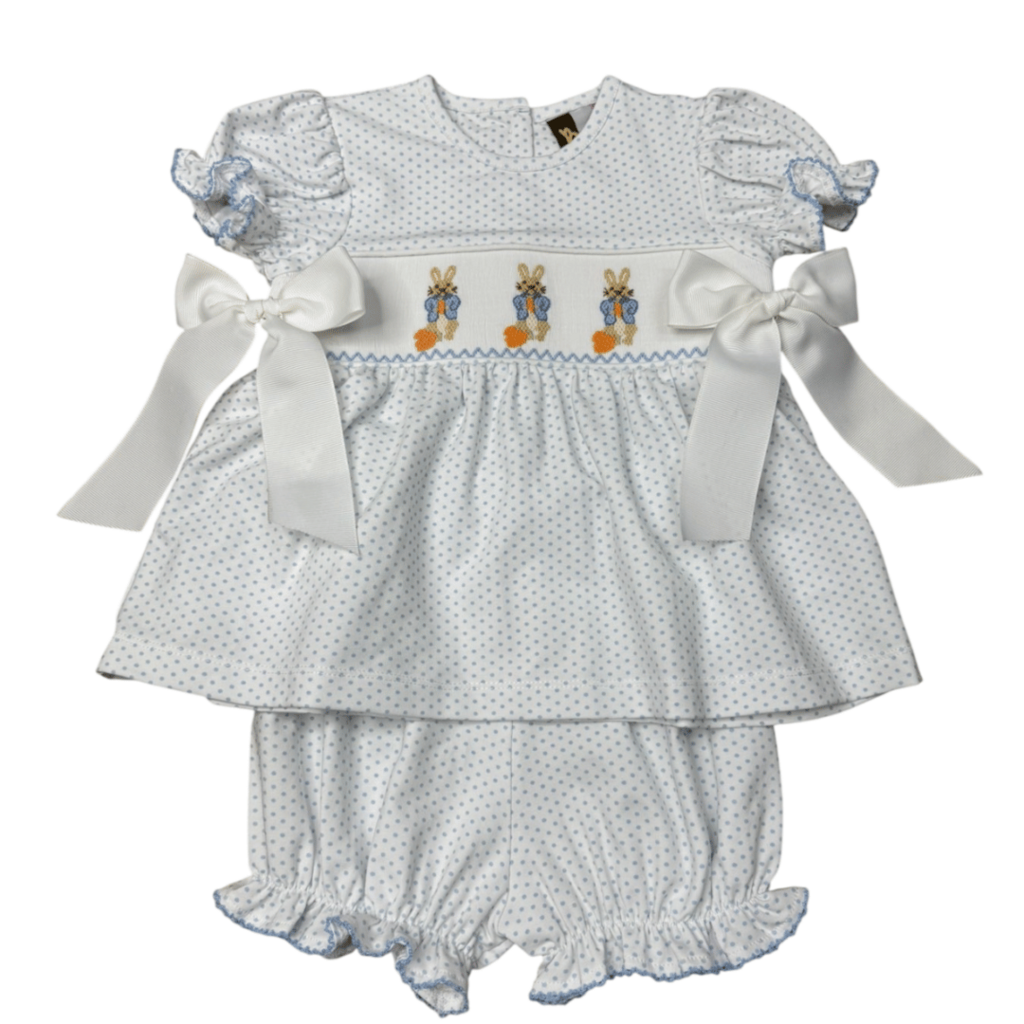 BANANA SPLIT Peter Rabbit Smocked Bloomer Set