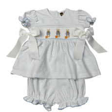 BANANA SPLIT Peter Rabbit Smocked Bloomer Set