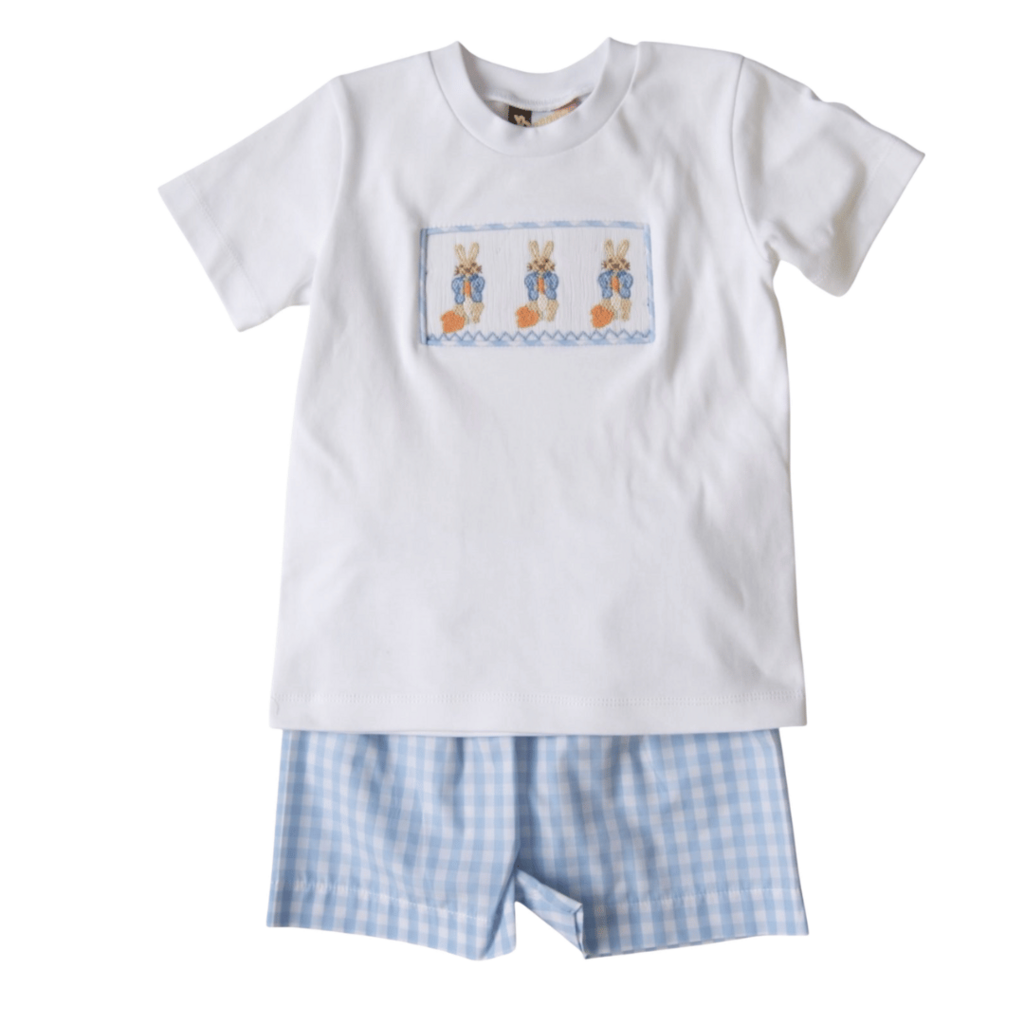 BANANA SPLIT Peter Rabbit Smocked T-Shirt & Shorts