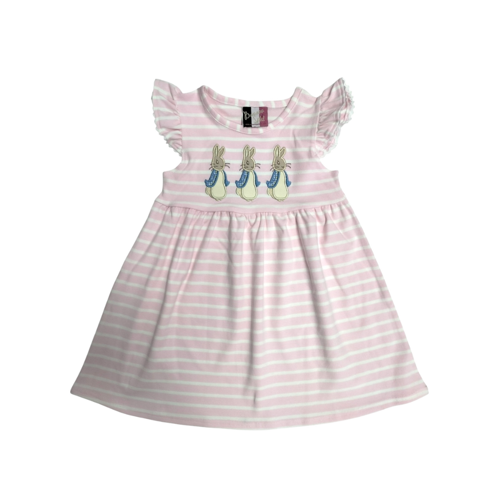 BANANA SPLIT Peter Rabbit Applique Dress