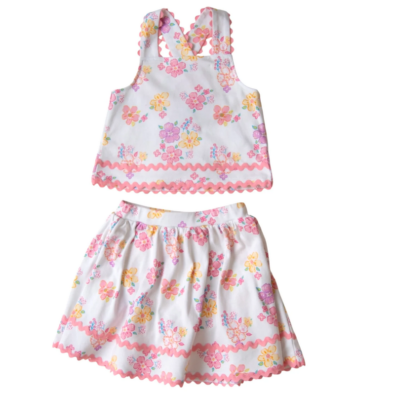 BANANA SPLIT Margot Skort Set - Garden Bliss