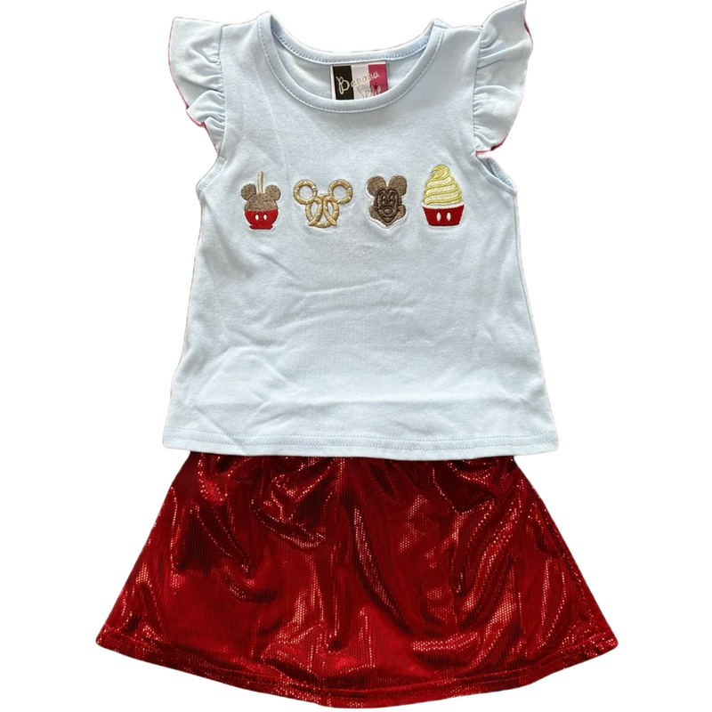 BANANA SPLIT Magical Snacks Skort Set