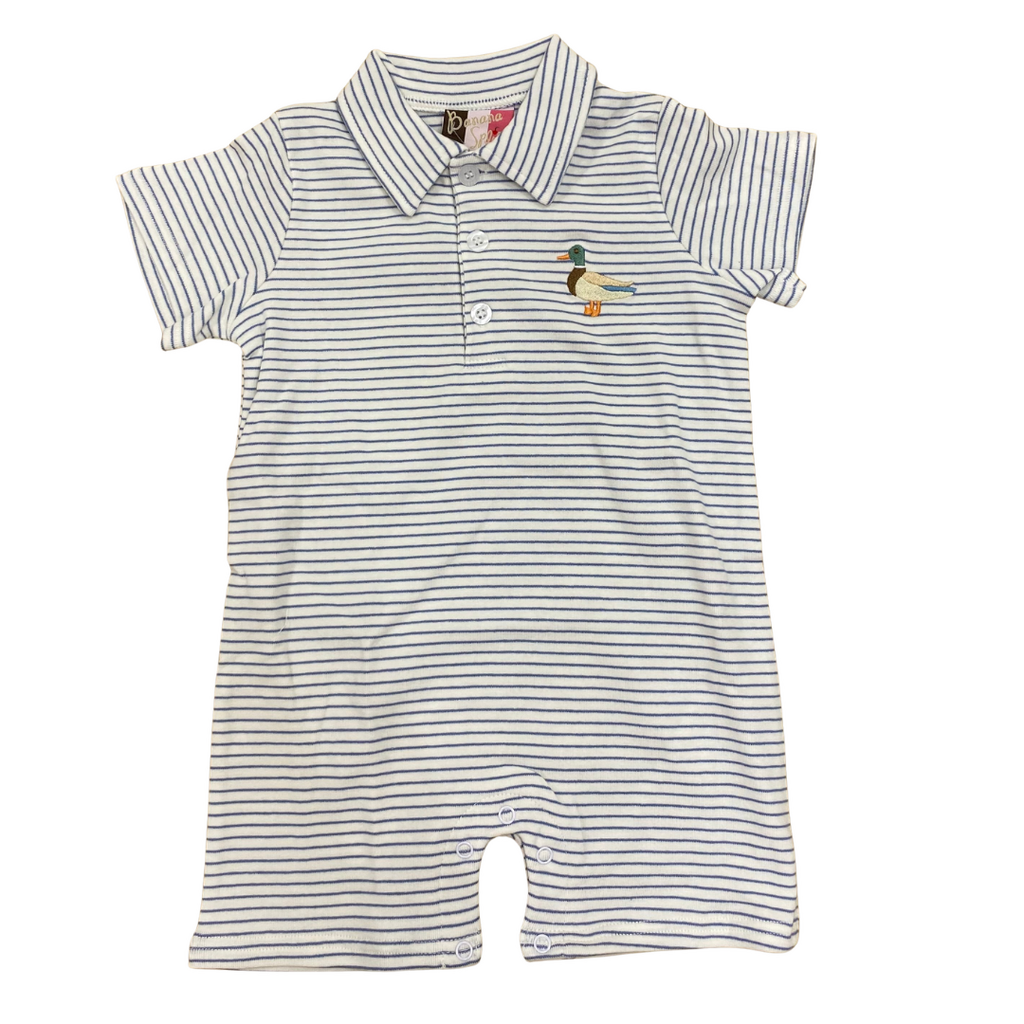 BANANA SPLIT Mallard Duck Boys Romper