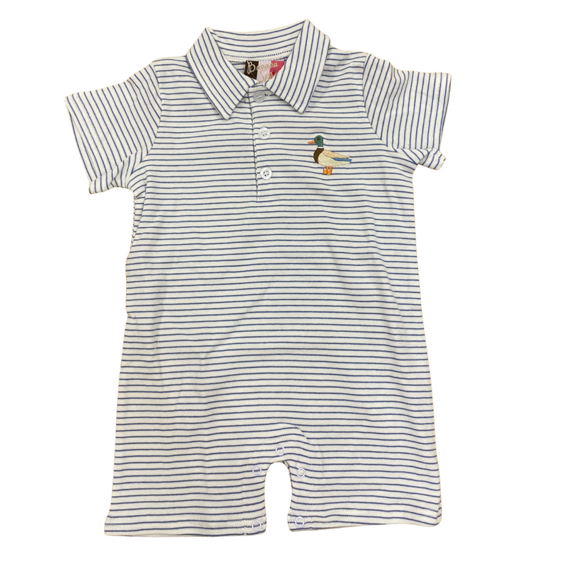 BANANA SPLIT Mallard Duck Boys Romper
