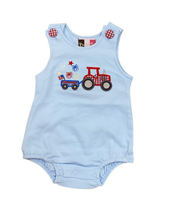 BANANA SPLIT Patriotic Tractor Boys Bubble