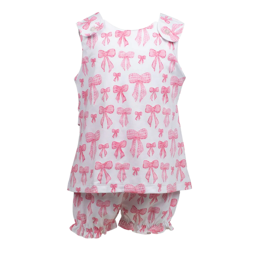 THE PROPER PEONY GROSGRAIN BLOOMER SET