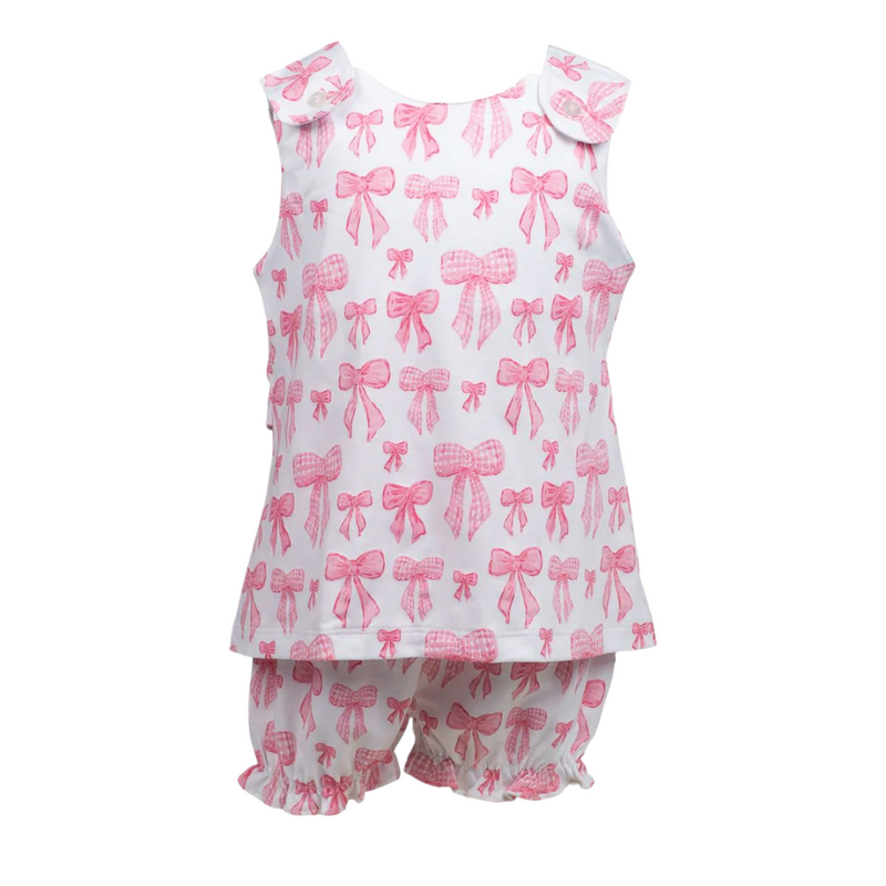 THE PROPER PEONY GROSGRAIN BLOOMER SET