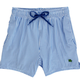 J.BAILEY BOARD SHORT-BLUE STRIPE SEERSUCKER