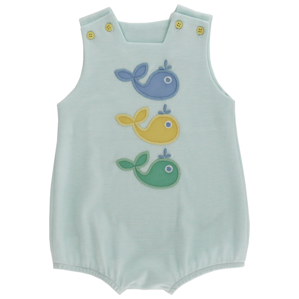 BAILEY BOYS WHALE WISHES-KNIT INFANT BOY BUBBLE