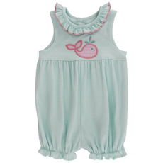 BAILEY BOYS WHALE WISHES-KNIT ROMPER SHORT