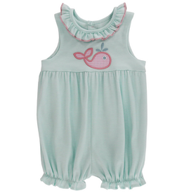 BAILEY BOYS WHALE WISHES-KNIT ROMPER SHORT