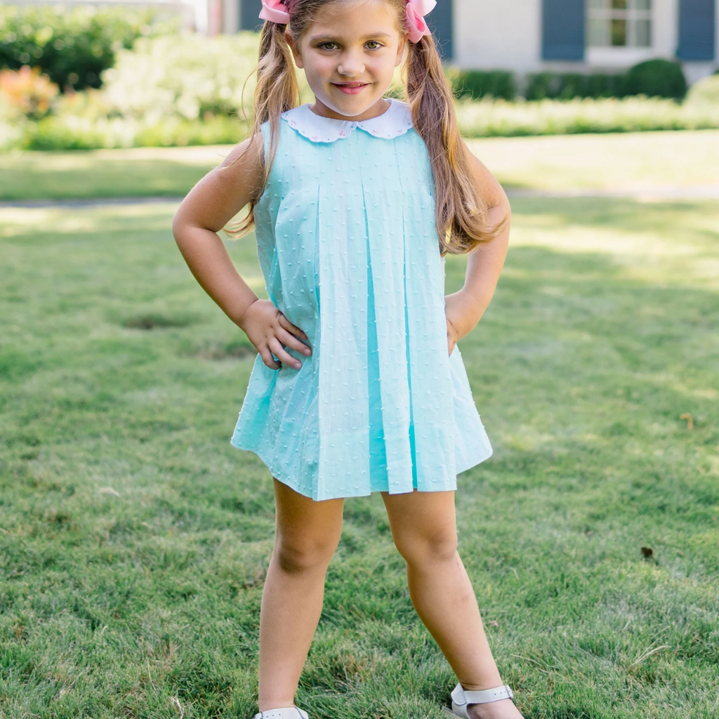 THE PROPER PEONY SUZETTE SWISS DOT DRESS