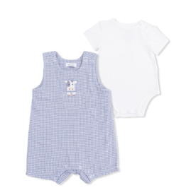 ANGEL DEAR Jon Jon w/Short Slv Bodysuit - Cute Farm Animals