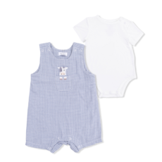 ANGEL DEAR Jon Jon w/Short Slv Bodysuit - Cute Farm Animals