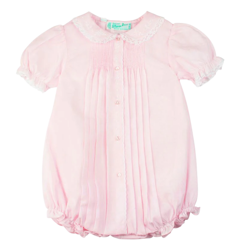 FELTMAN BROTHERS SCALLOPED OPEN FRONT BUBBLE-PINK