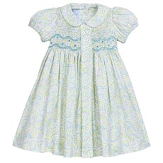 LITTLE ENGLISH Smocked Bridget Dress - Briarcliff Floral