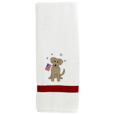 BAILEY BOYS PATRIOTIC PUP-BOYS TOWEL